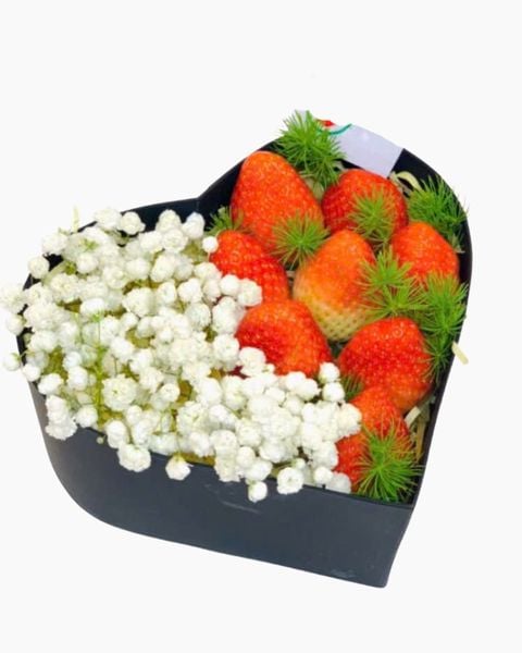 Hoa tặng người yêu đẹp nhất, bó hoa tặng bạn gái lãng mạn ý nghĩa: Hộp Trái Cây Nồng Nàn - TC17