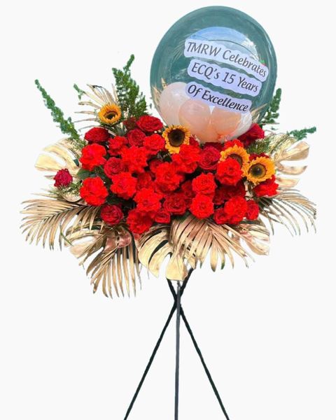 Kệ Hoa Khai Trương Bong Bóng