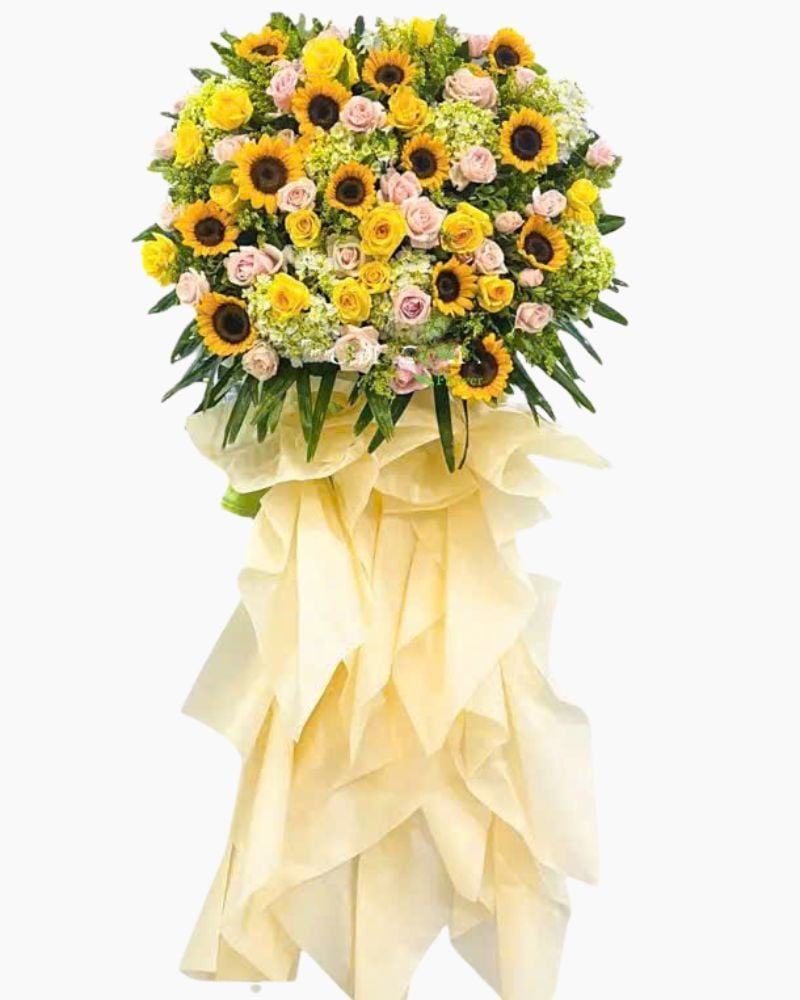  Lẵng Hoa Khai Trương Kiêu Sa - HCM03 