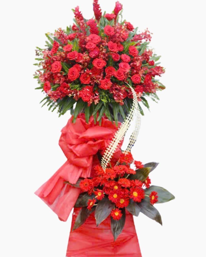  Lẵng Hoa Lucky Flower - HCM30 