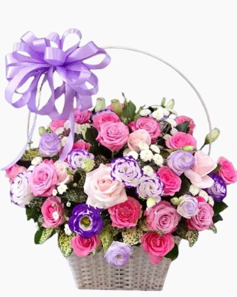 Giỏ Hoa Ngọc Sắc