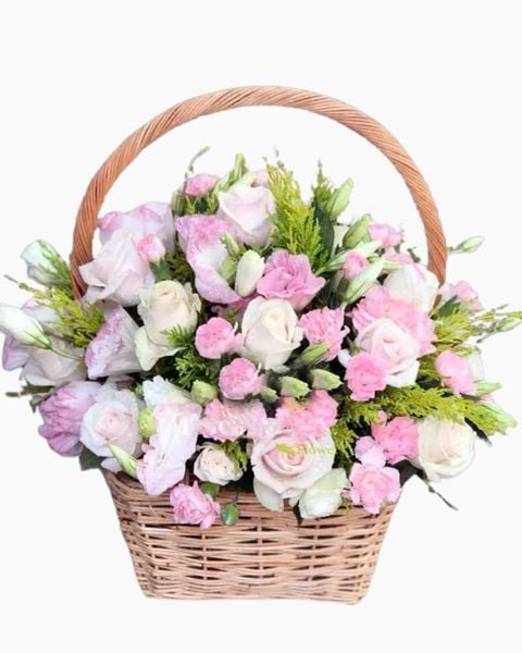 Giỏ Hoa Nụ Cười Ngọt Ngào