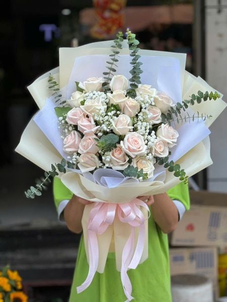 Bó Hoa Hồng Pastel Roise Love - HBD271