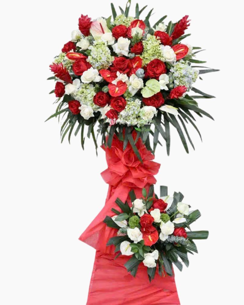  Lẵng Hoa Khai Trương Rising - HCM37 