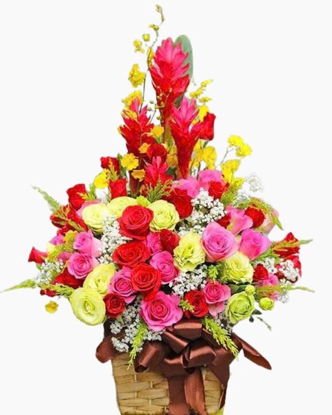 Hộp Hoa Để Bàn Khai Trương Sức Sống