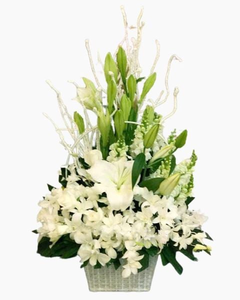 Giỏ Hoa Đám Tang Thanh Cao