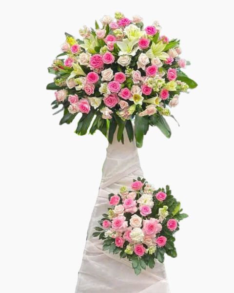  Lẵng Hoa Tiếp Bước - HCM47 