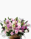  Giỏ Hoa Tím Mộng Mơ - HG44 