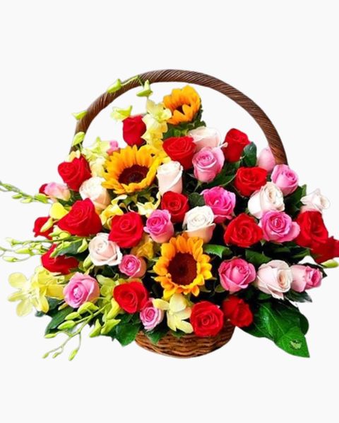 Giỏ Hoa Khai Trương Trọn Vẹn