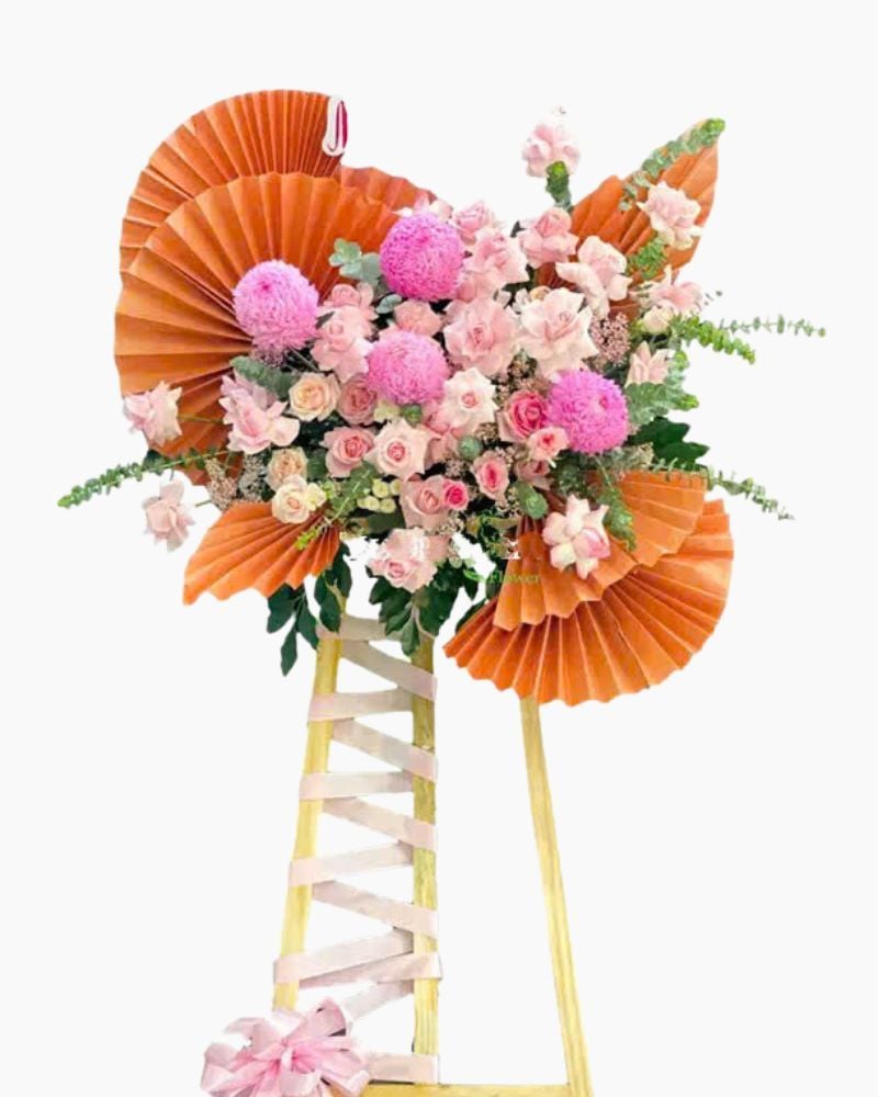  Lẵng Hoa Tươi Sáng - HCM02 