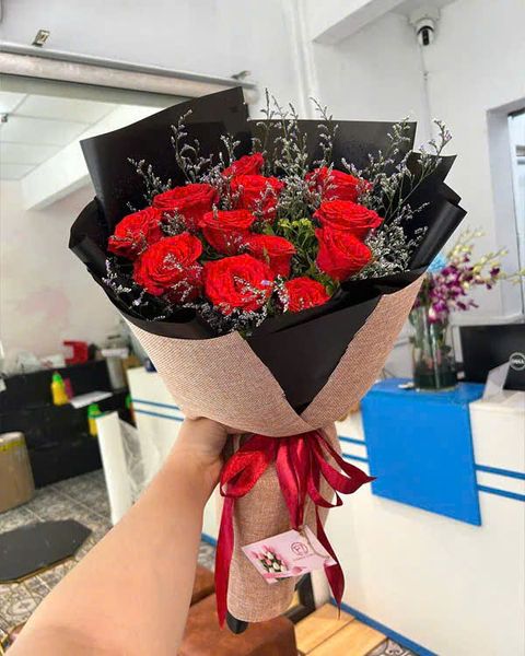 Bó Hoa Hồng Đỏ Tình Yêu