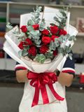  Bó Hoa Hồng Đỏ Tình Đắm Say - HBD210 
