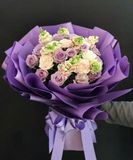  Bó Hoa Hồng Tím Thủy Chung - HBT83 