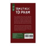  Tâm Lý Học Tội Phạm - Tập 1 