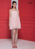 ĐẦM CHIFFON HỒNG PHẤN, 2 DÂY BABYDOLL, LA MỘC