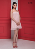 ĐẦM CHIFFON HỒNG PHẤN, 2 DÂY BABYDOLL, LA MỘC