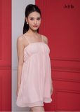  ĐẦM CHIFFON HỒNG PHẤN, 2 DÂY BABYDOLL, LA MỘC 