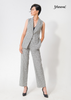 SET VEST CARO LINEN, ÁO BRA 2 DÂY MAXIVIC