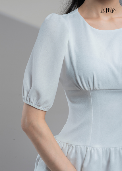 ĐẦM CREP TRẮNG TÙNG PHỒNG MAXIVIC