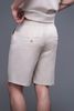 Quần nam linen be nhạt ngắn