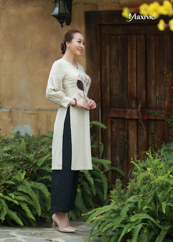 ao-dai-linen-kem-theu-hoa