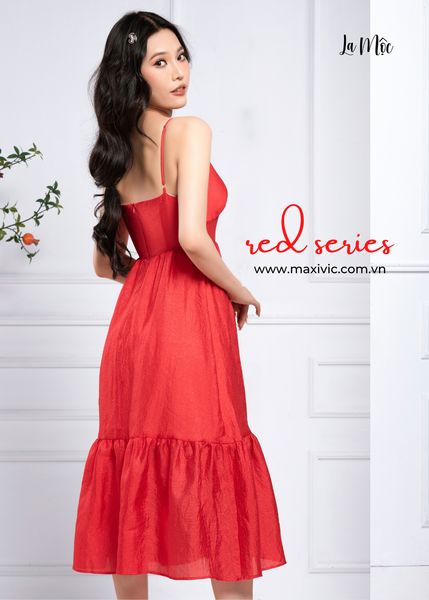 ĐẦM TOGOM ĐỎ 2 DÂY MAXIVIC