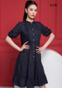 ĐẦM LINEN ĐEN, PHOM BABYDOLL, LA MỘC
