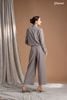 Quần tây xám đỏ cotton xô Maxivic