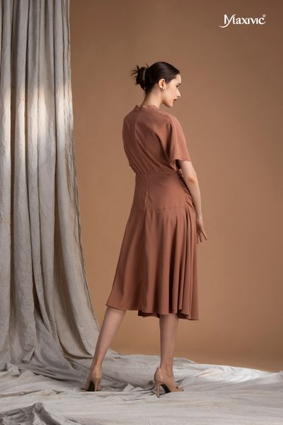 Đầm cánh dơi sơmi Maxivic