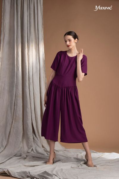 Bộ Jumpsuit tím Maxivic