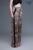 Quần beo lụa cát form suông đắp chiffon dọc Maxivic
