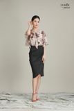 ÁO CHIFFON HỌA TIẾT NGÔI NHÀ LA MỘC