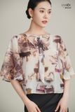 ÁO CHIFFON HỌA TIẾT NGÔI NHÀ LA MỘC
