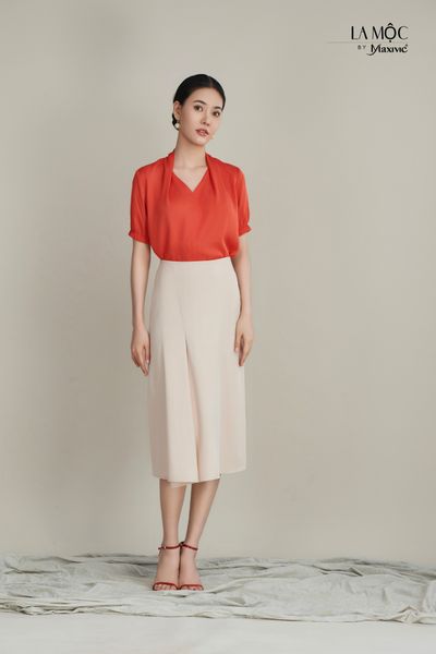 Áo sơmi cổ tim, tay thun Maxivic