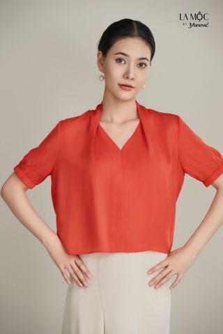 Áo sơmi cổ tim, tay thun Maxivic