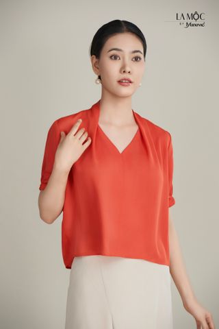 Áo sơmi cổ tim, tay thun Maxivic