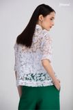 Áo ren organza cổ trụ Maxivic