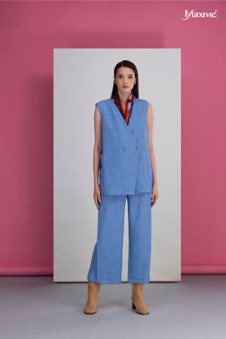 Quần cotpo xanh Maxivic