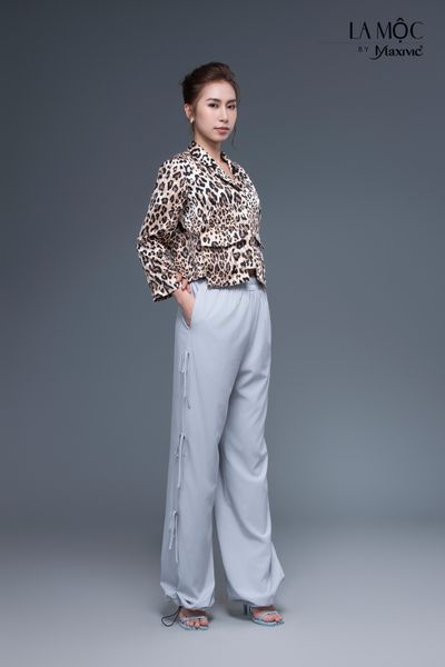 Áo sơ mi danton beo lụa cát túi hộp Maxivic