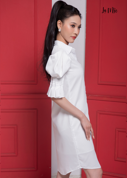 ĐẦM LỤA TĂM TRẮNG MAXIVIC