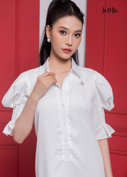 ĐẦM LỤA TĂM TRẮNG MAXIVIC