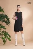 Đầm xô lụa đen sát nách La Mộc