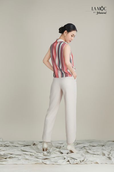 Quần tây ôm crepsilk, lai V Maxivic