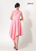 ĐẦM LINEN HỒNG DÁNG XÒE RỘNG