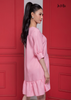 ĐẦM BABYDOLL LINEN HỒNG, LA MỘC