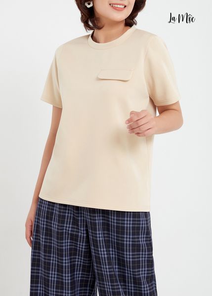 ÁO THUN CỔ TRÒN ĐẮP NẮP TÚI Maxivic