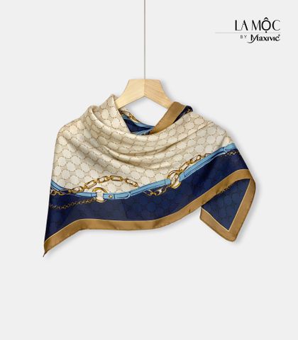 Khăn lụa vuông Maxivic 70x70 hoạ tiết