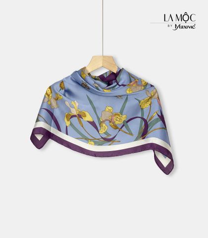 Khăn lụa vuông Maxivic 70x70 hoạ tiết