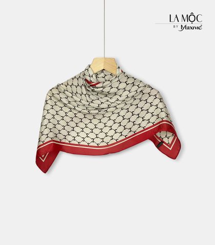 Khăn lụa vuông Maxivic 70x70 hoạ tiết