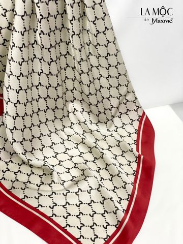 Khăn lụa vuông Maxivic 70x70 hoạ tiết